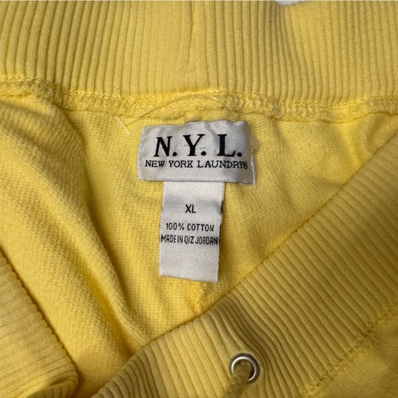 Yellow New York Laundry sweat pants - Picture 7 of 9